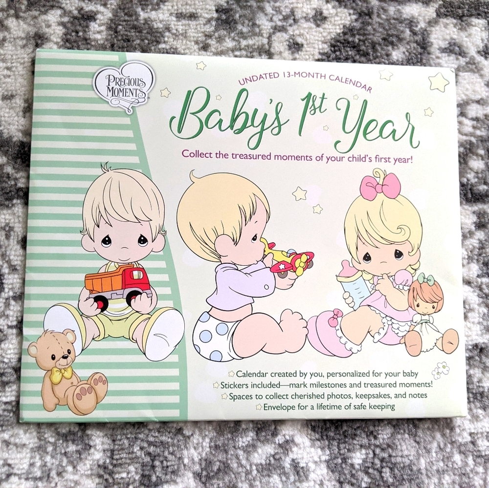 Baby's first year calendar